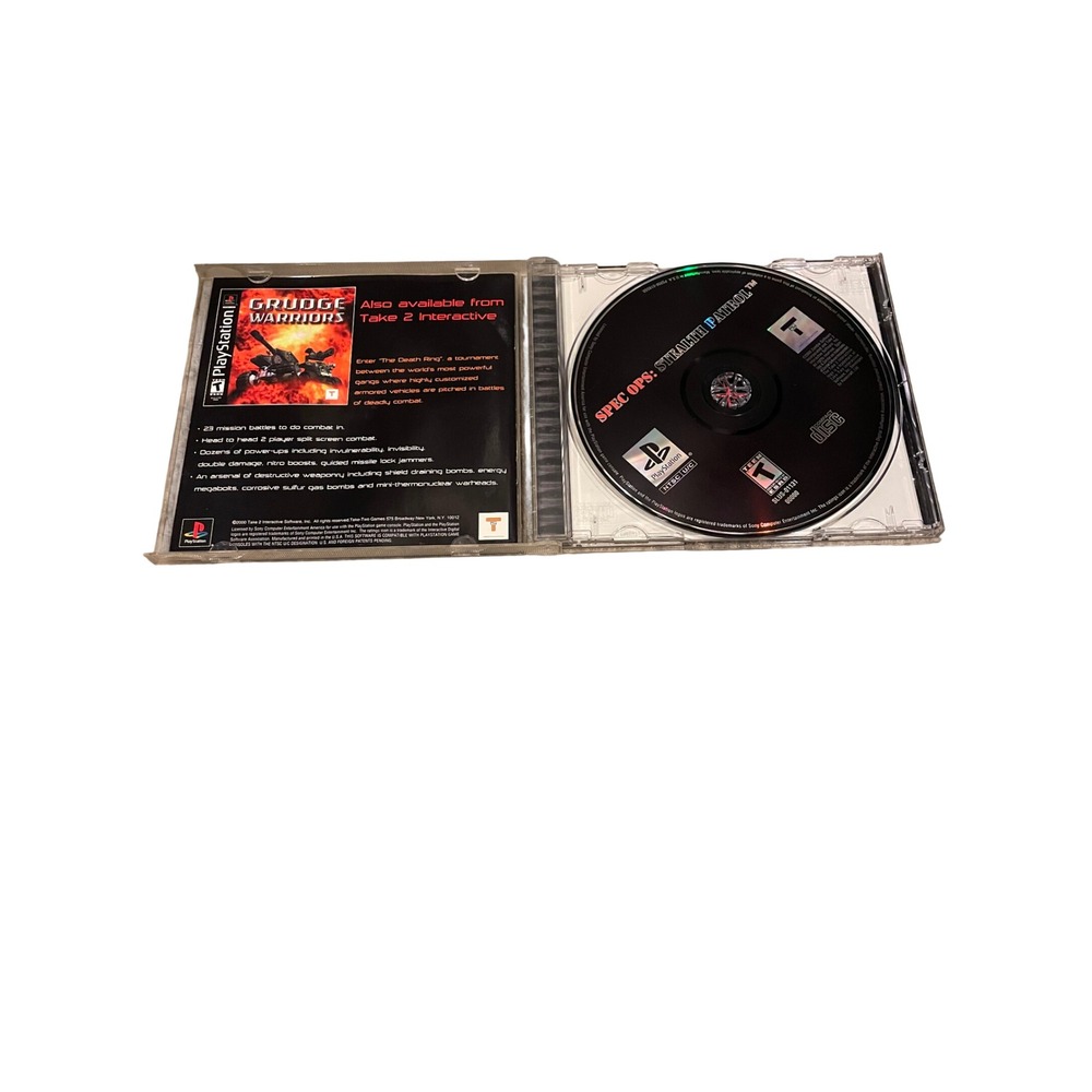 Sony PlayStation PS1 Games Crime Killer and Spec Ops Stealth Patrol Bundle